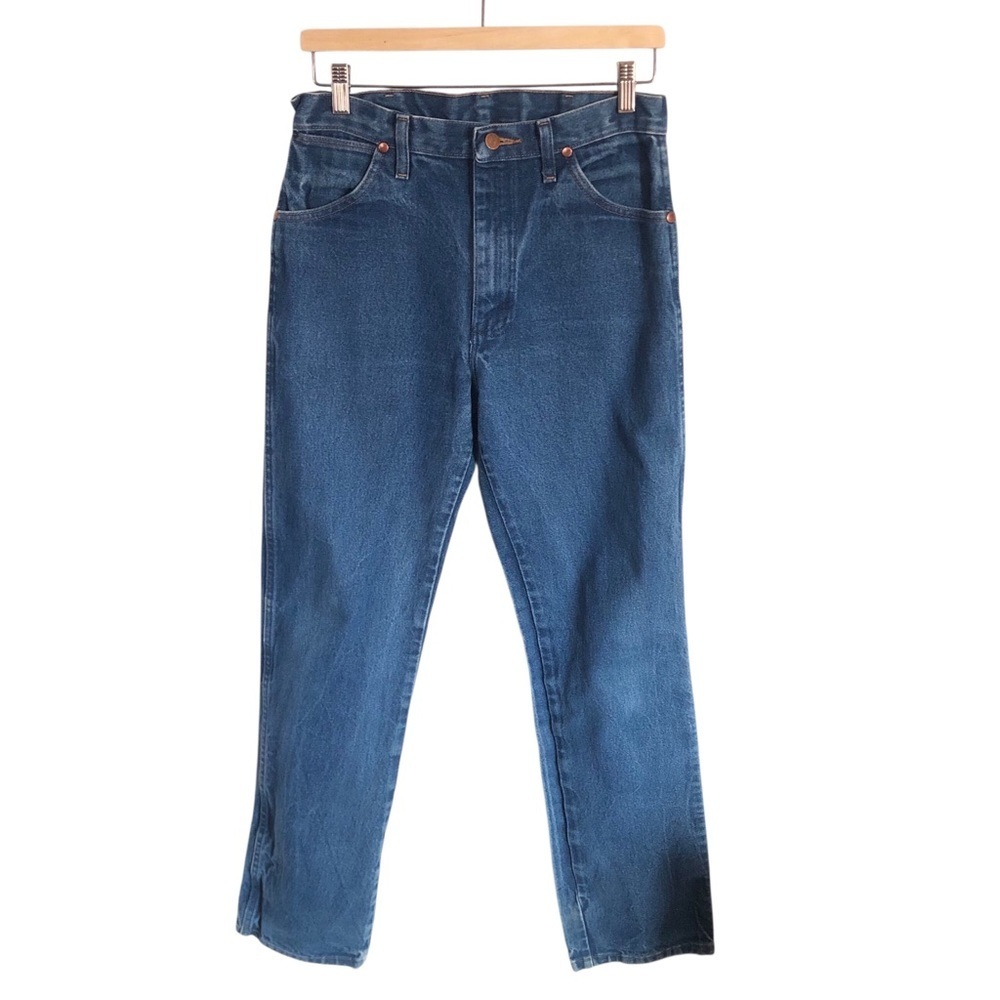 VINTAGE Y2K Wrangler Cowboy Cut 13MWZ Straight Leg Medium Wash Jeans Size 31